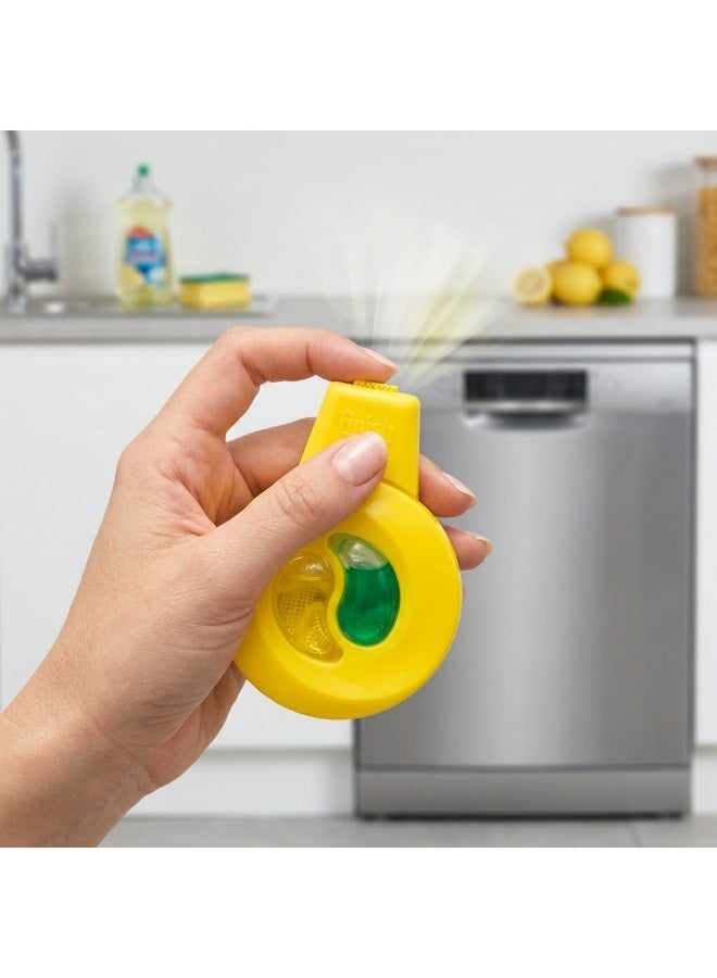 Finish Dishwasher Freshener Deodorizer Lemon Scent, Enough for up to 60 washes - Image 5