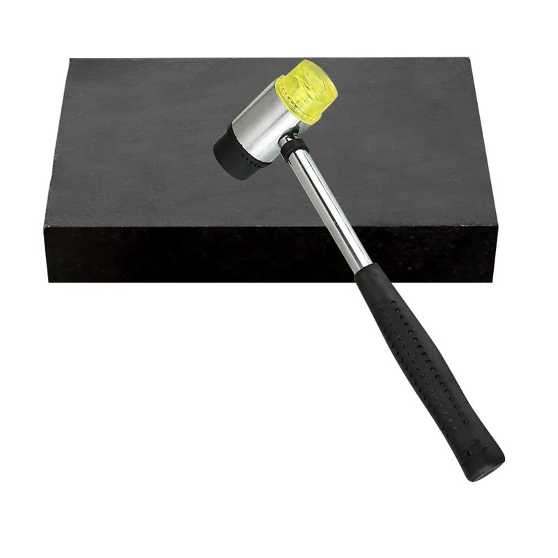 Oudtinx Rubber Bench Block Jewelers Rubber Bench Block Rubber Stamping Block for Hammering Shaping Chasing Flattening Metals 15CM x 10CM