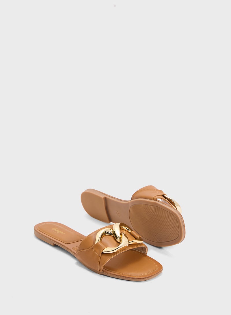 Ginger Ladies Flat Sandal  - Image 3