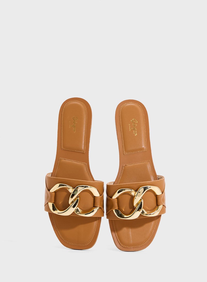 Ginger Ladies Flat Sandal  - Image 4
