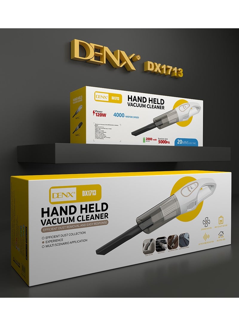 Denx DX1713 - Hand Held Vacuum Cleaner - Image 1