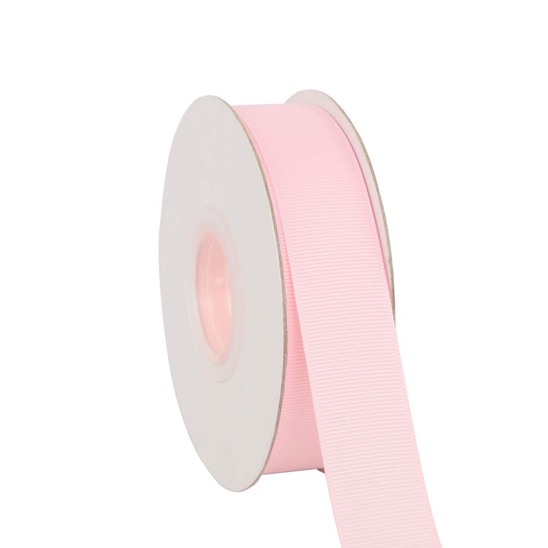 Ribbonitlux 1 Wide Solid Grosgrain Ribbon 25 Yards 117Light Pink Set for Gift Wrapping Party Decor Sewing Applications Wedding and Craft
