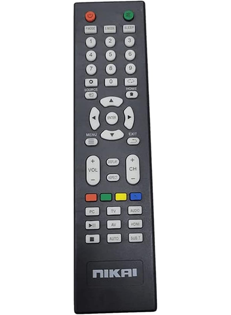New Replacement Remote Control, Remote Control Fit, Universal Remote Control Compatible with NIKAI TV and More - Image 3