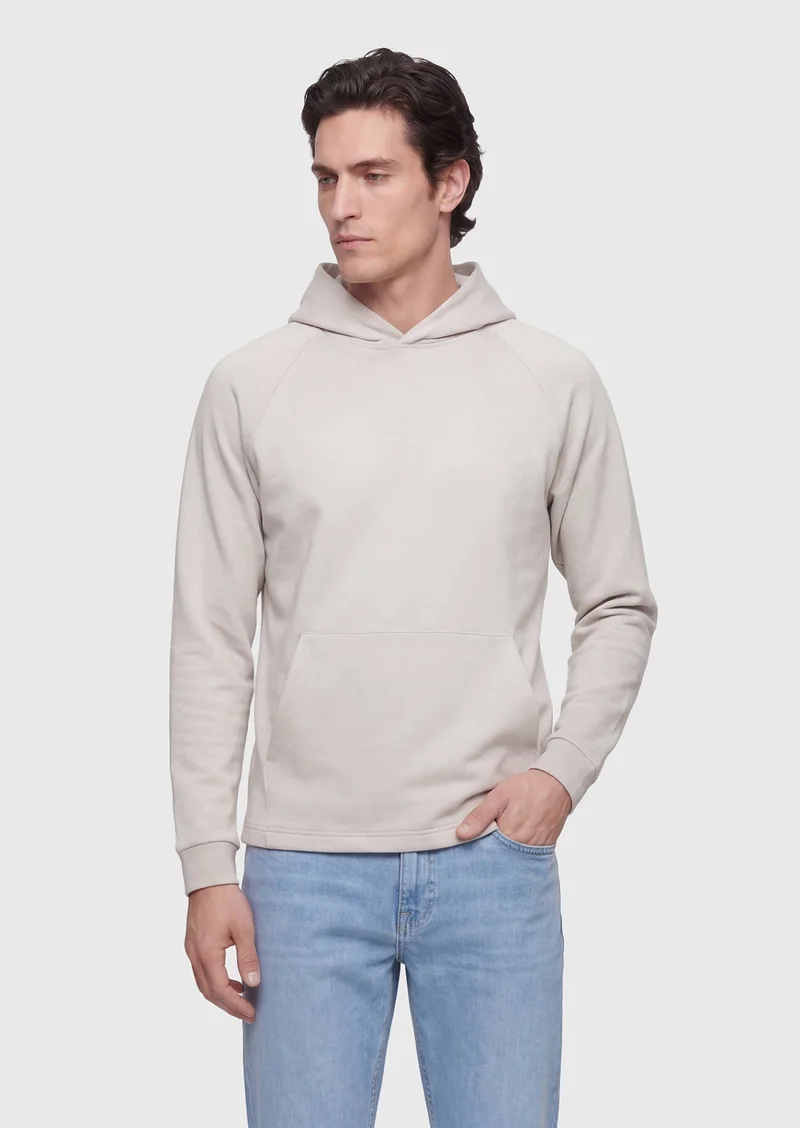 Ramsey Stone Hooded Plain Sweatshirt