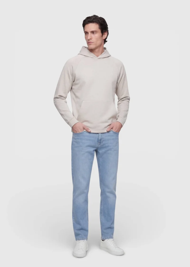 Ramsey Stone Hooded Plain Sweatshirt