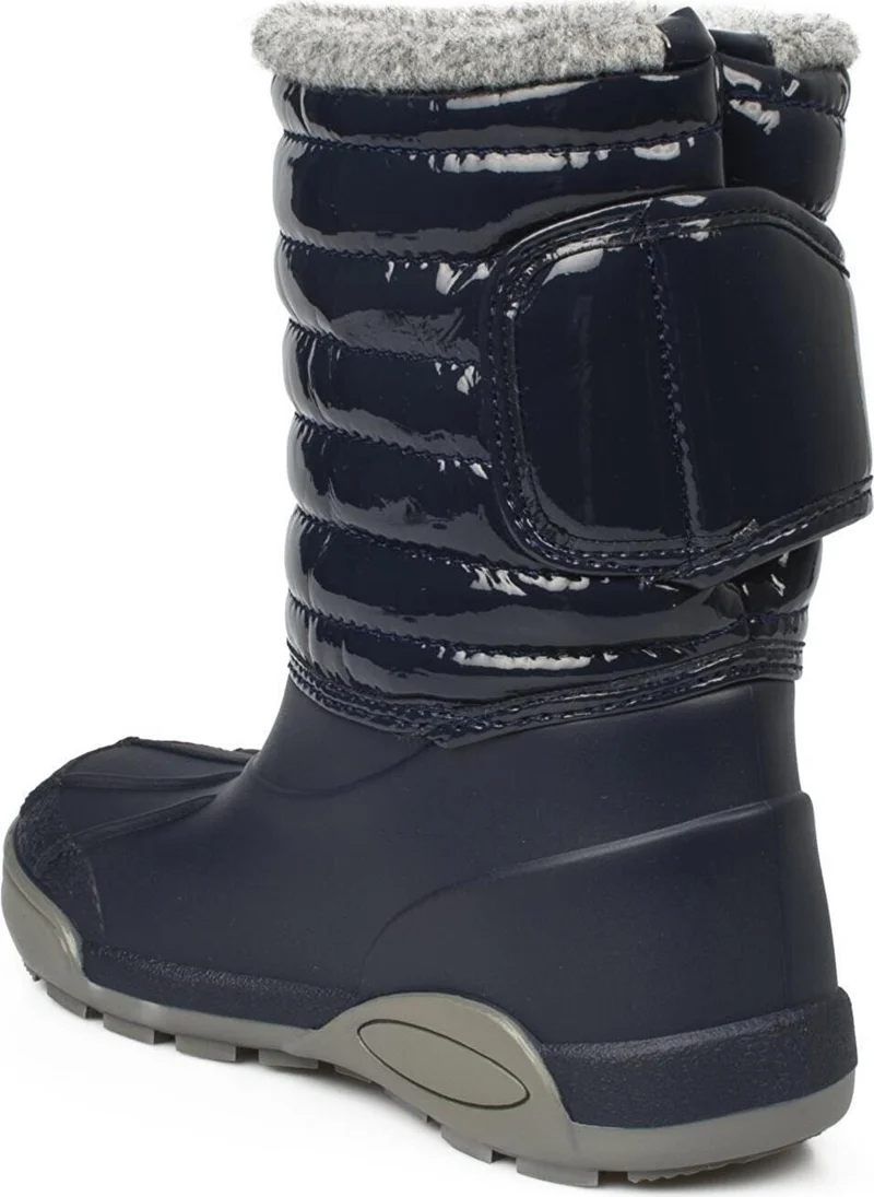ايجور Topo Ski Charol Marino Kids Furry Navy Blue Rain Snow Boots W10168-003 V1