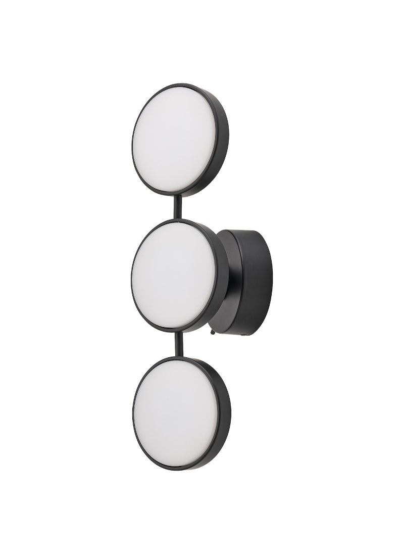 IKEA FRAKTA LED wall lamp - dimmable matt/black - 47x14 cm  - Image 1