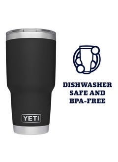 YETI Rambler 30 oz Stainless Steel Vacuum Insulated Tumbler w/MagSlider Lid  - Image 4