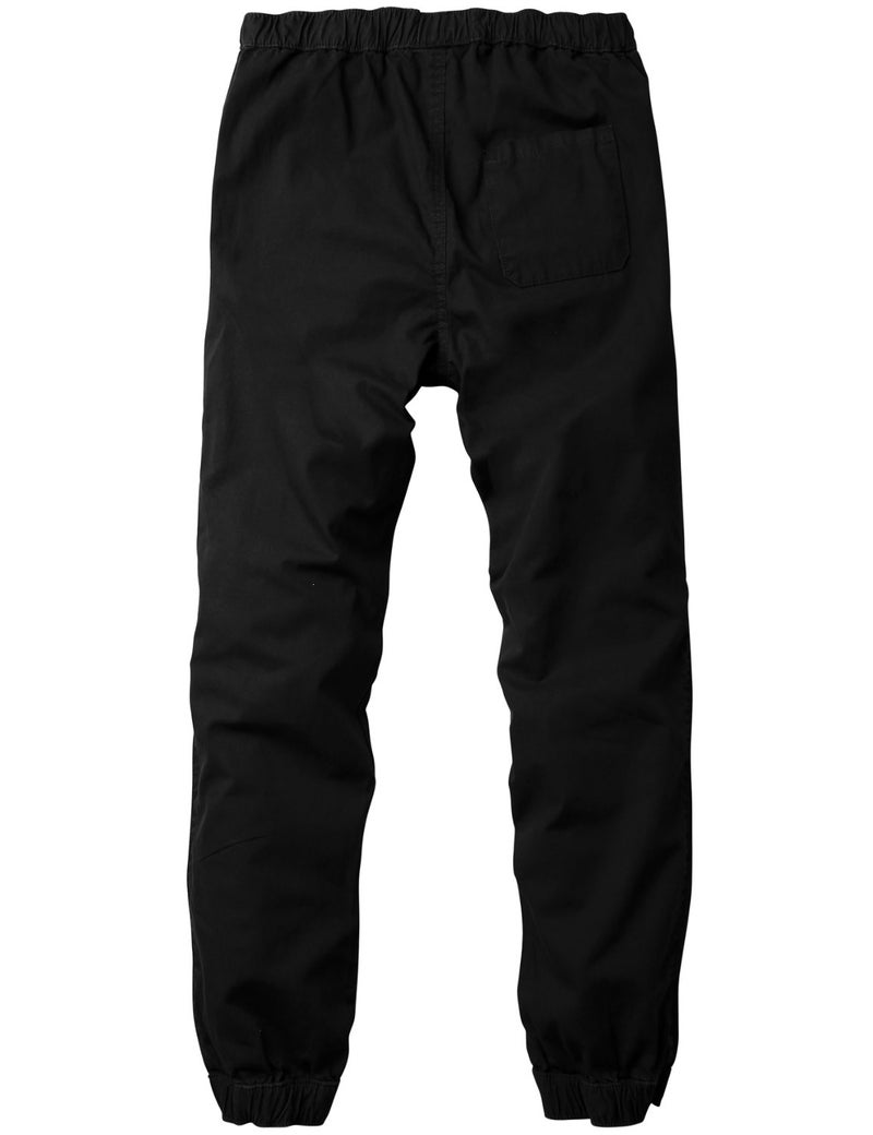 Match Men's Loose Fit Chino Washed Jogger Pant (29, 6535 Black) - Image 5