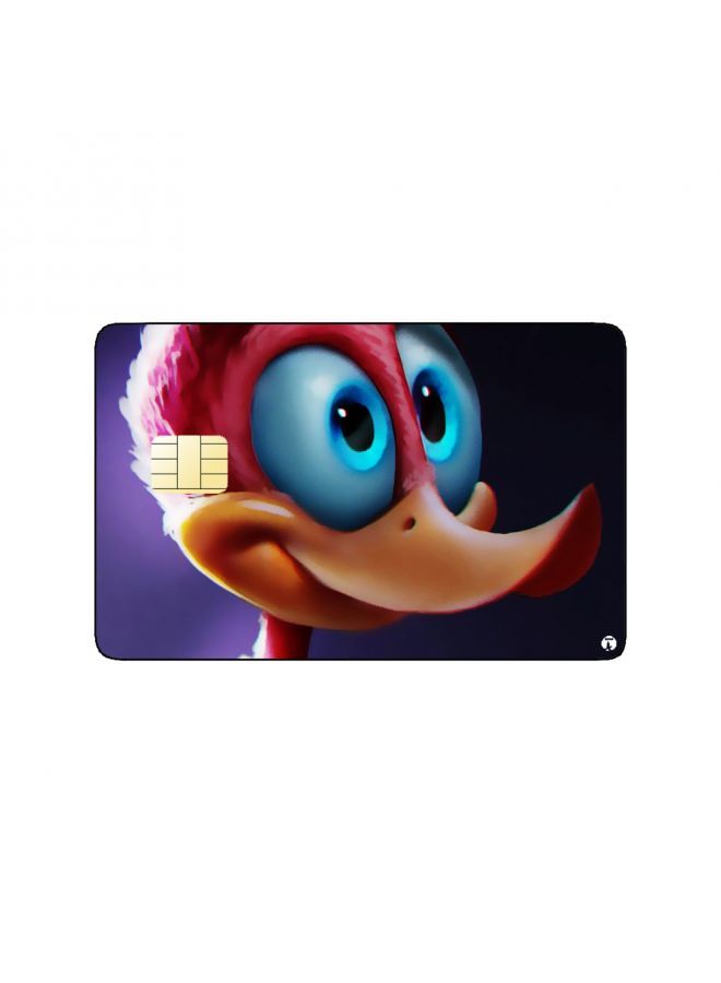 RKN PRINTED BANK CARD STICKER Animation Woody Woodpecker By Warner Bros - Image 2