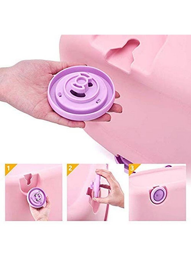 ستار ورك منظم تخزين ألعاب بلاستيكي سعة 25 لترًا من ستار وورك/سلة تخزين ألعاب للأطفال/صندوق تخزين سلة ألعاب للأطفال بحجم كبير (عبوة من قطعتين/قابل للتكديس/عجلات/غطاء ومقبض قابلان للقفل)، 24 × 10 × 10 سم، متعدد الألوان - Image 5