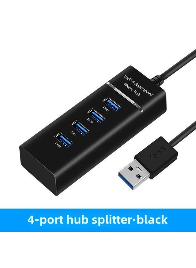 Generic - USB3.0HUB 4-port 3.0 Splitter 3.0hub Expander Multi-port USB Computer Splitter-Number Of Interfaces:White 1.2m - Image 1