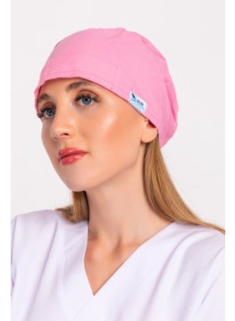 Nur Medikal Giyim Nur Medical Clothing Candy Pink Color Doctor Nurse Hospital Medical Surgical Cap B188  - Image 1