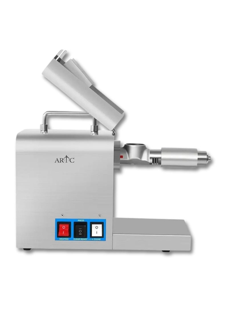 ARTC ARTC Stainless Steel And Compact Electric Oil Press Machine, High Efficiency Cold & Hot Oil Extractor Equipment for Home Use, Spice Shops, Dry Fruit Stores, Restaurants, Small Businesses & Coffee Shops, Easy-to-Operate, Oil Expeller for Seeds, Nuts, Grains & Olive, Perfect for Cold-Pressed & Hot-Pressed Oil Extraction, 820W  - Image 4