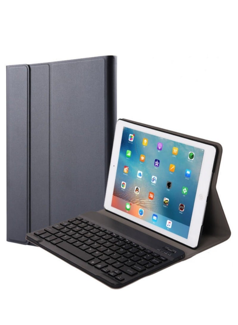 Smart Folio Bluetooth Keyboard for Apple iPad 7/8/9th Generation 10.2 Inch Black