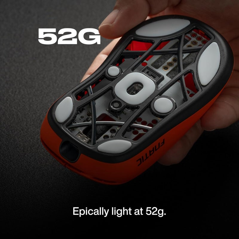 Fnatic x Lamzu Thorn Wireless Pro Gaming Mouse 4K Special Edition, Pixart 3395 Sensor, Epically Light 52g, 80h Battery Life, Optical Switches, Windows & Mac Compatible - Image 2