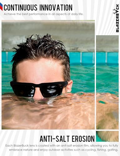 BLAZERBUCK Polarized Replacement Lenses & Sock Kit for Oakley Flak 2.0 OO9295 - Black - Image 5
