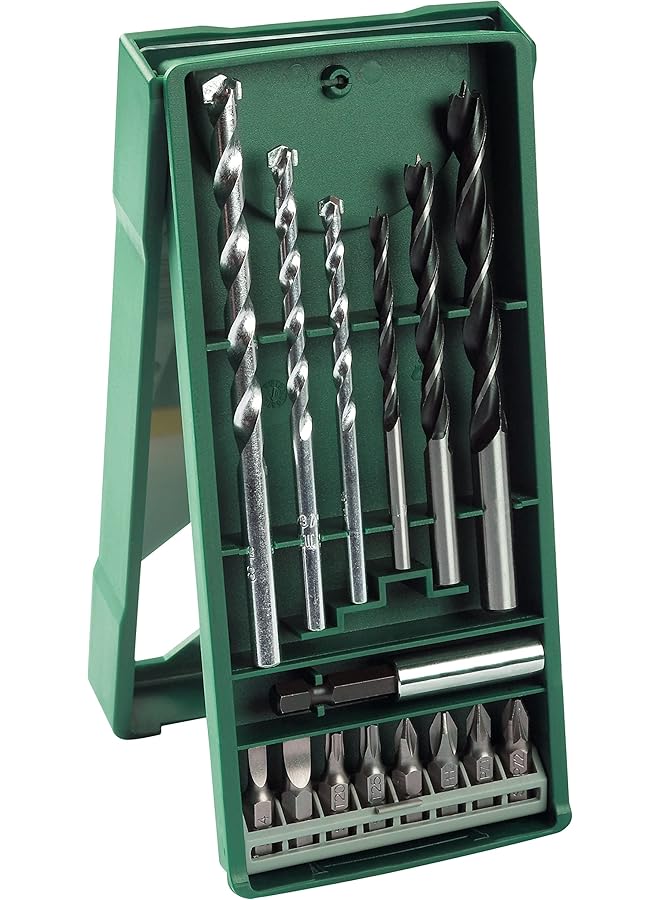 BOSCH Mini X Line Drill And Screwdriver Bit Set 15 Pieces - Image 1