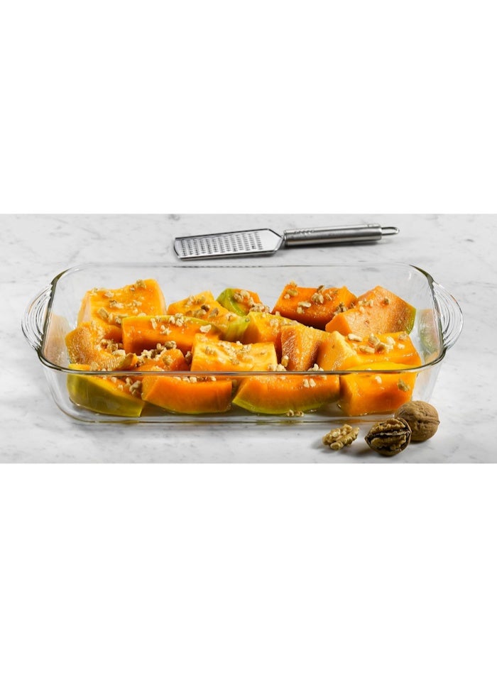 Borcam 59124 Paşabahçe Borcam Rectangular Handle Oven Tray - Image 4