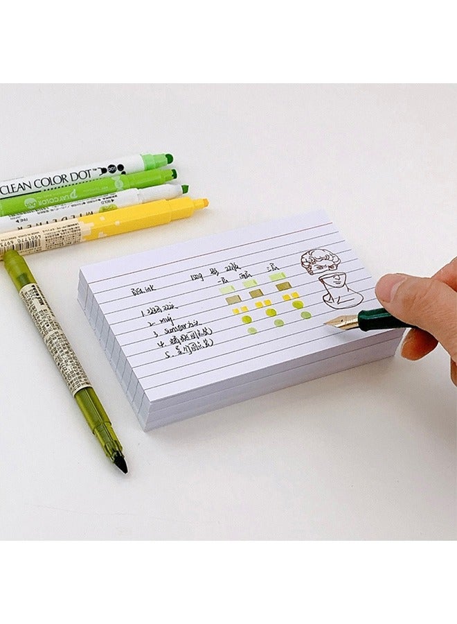 Generic Ruled index card, 300 Pack White Lined Record Cards for Office School Note making, List Making, Revision Flash Cards, 5” x 3”  - Image 2