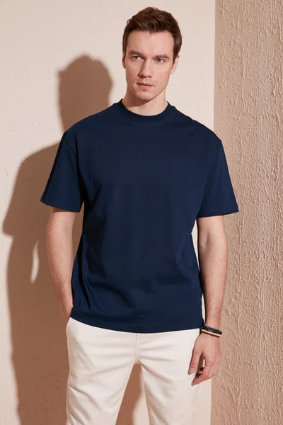 Buratti Cotton Relaxed Fit Crew Neck T Shirt Men's T Shirt 5905446