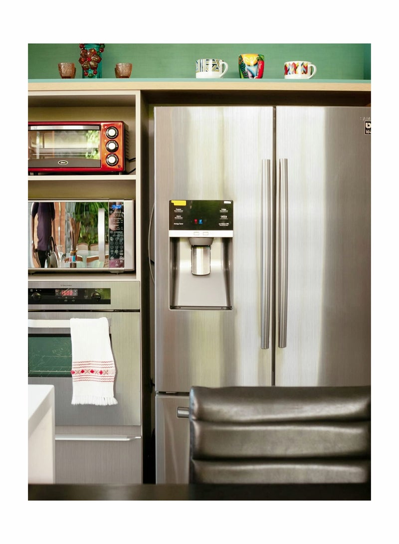 Zikra Silver Wallpaper Peel and Stick Wallpaper Contact Paper Silver Metallic Wallpaper Silver Metal Look Wallpaper Stainless Steel Self Adhesive Appliances Wallpaper DIY Cabinets Liner Decor - Image 4