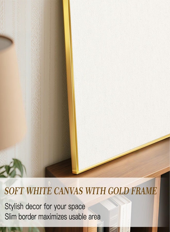 QUEENLINK Bulletin Board with Beige Llinen 24x18 Inches - Image 4