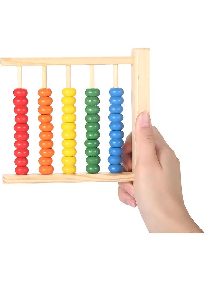 MAGIKON Miniature Counting Frame,5 Rows,Learning Mathematics Abacus - Image 3