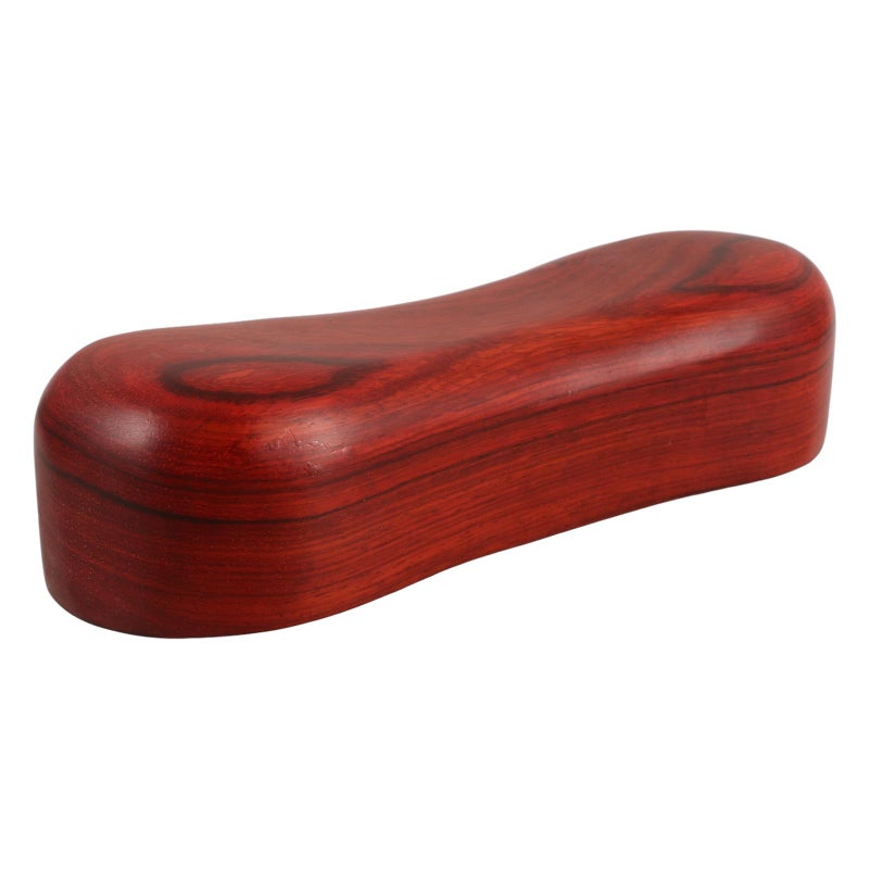 وسادة عنق السيسال الطبيعية من خشب الصندل الأحمر لتخفيف آلام الرقبة والكتف على شكل أسطوانة - Image 2