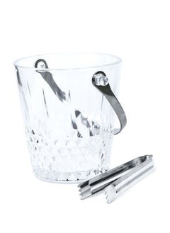 Cuisine Art Kyra Glass Ice Bucket with Tong, 900ml, Transparent - pzsku/ZD1C3297AE32AA05E17E2Z/45/_/1732957740/044f4da4-49c4-4188-8ae2-b02871e25cfb