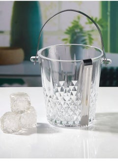 Cuisine Art Kyra Glass Ice Bucket with Tong, 900ml, Transparent - pzsku/ZD1C3297AE32AA05E17E2Z/45/_/1732957769/87811fe9-e1be-4ec6-b071-1329f6563479