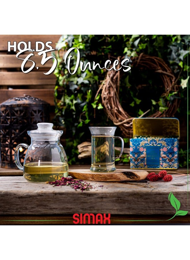 Simax Glassware Irish Coffee Tea Glasses - Cold, Heat, and Shock Resistant Borosilicate Glass, Microwave and Dishwasher Safe, Includes Six (6) 8.5 Ounce Cups - Image 5