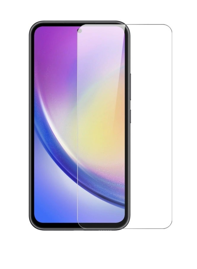 HEXABEX Samsung Galaxy A35 Screen Protector, Tempered Glass for Samsung Galaxy A35 Clear  - Image 1