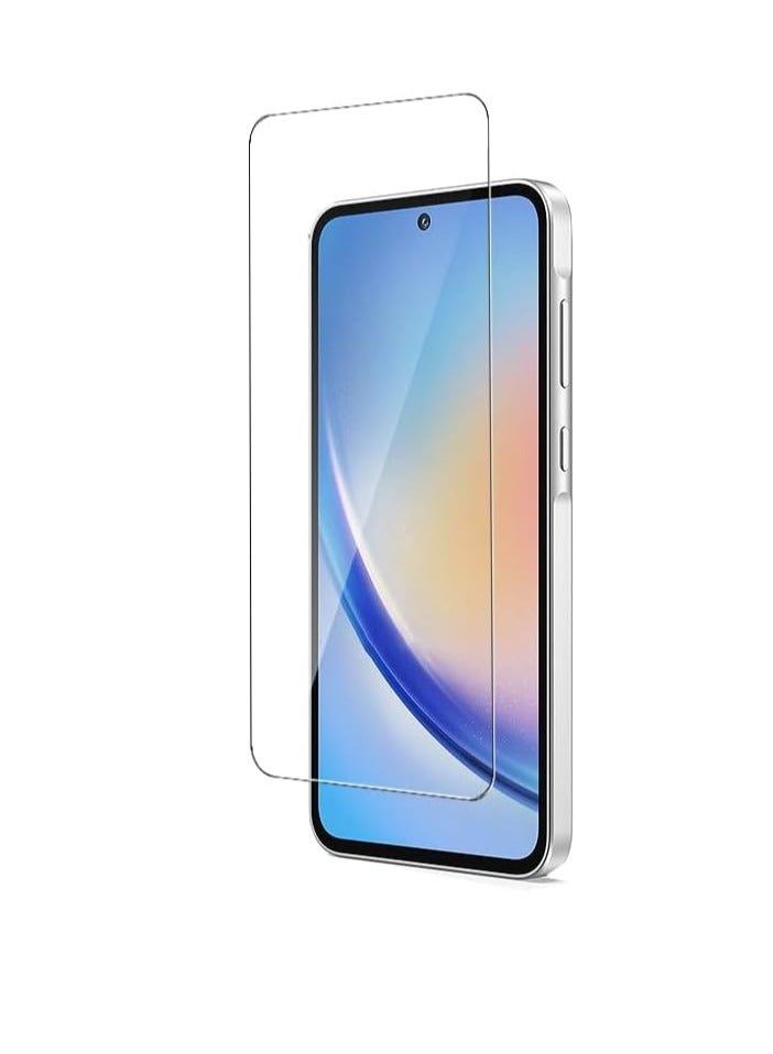 HEXABEX Samsung Galaxy A35 Screen Protector, Tempered Glass for Samsung Galaxy A35 Clear  - Image 4