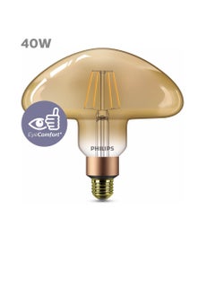 فيليبس مصباح LED كلاسيكي صميم ماشروم  بقدرة 5.5 واط -قاعدة  E27 درجة حرارة لون 1800 كلفن، ذهبي قابل للتعتيم من فيليبس  - Image 3