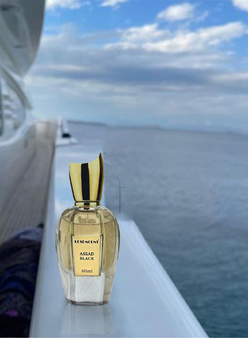 Rosemount ASSAD BLACK | 60ml Eau de Parfum for Men | Aromatic Fougere fragrance for Modern Men | Enduring Charm and Refinement | Recommended for Spring or Summer Wear - Image 3