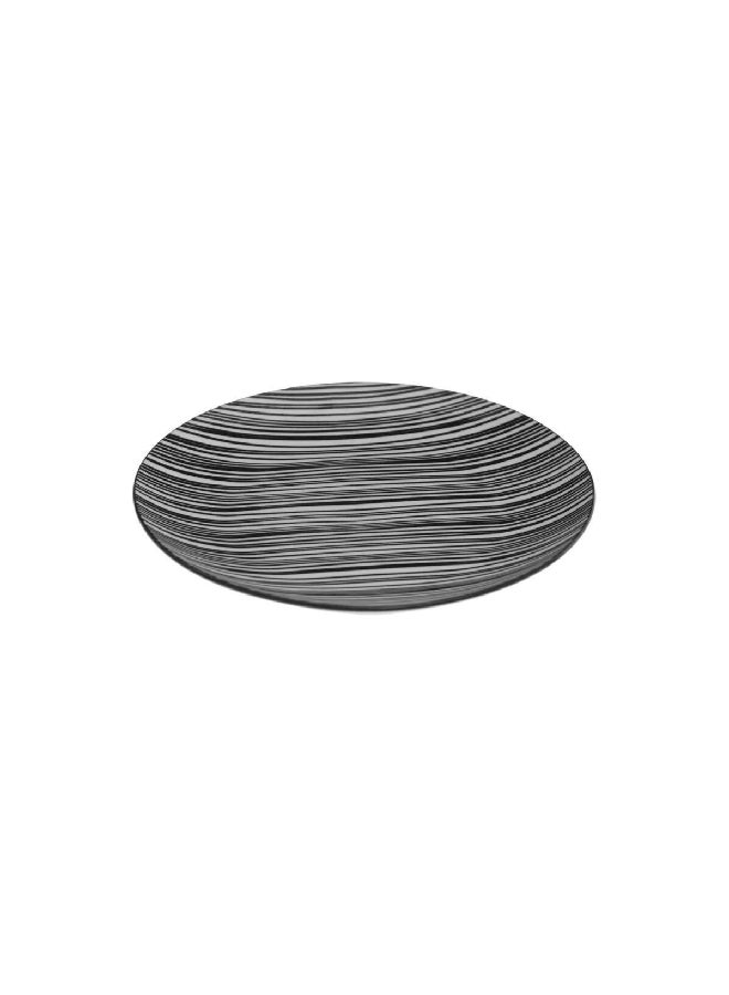 Secret de Gourmet 18-Piece Bohemia Zebra Dinner Set Black and White 26.5 x 2.5 x 26.5 cm 154723A - Image 3