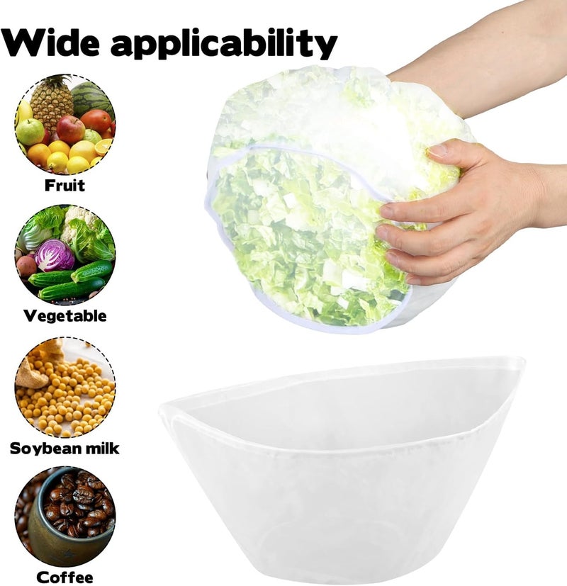 SYOSI Reusable Cheesecloth Bags for Straining,Large Capacity Nylon Food Filter Bags for Nut Milk, Juice, Oat Milk, Vegetable Juice, Fine Mesh Multi-Purpose Squeeze Bags, 10 Pcs - Image 5