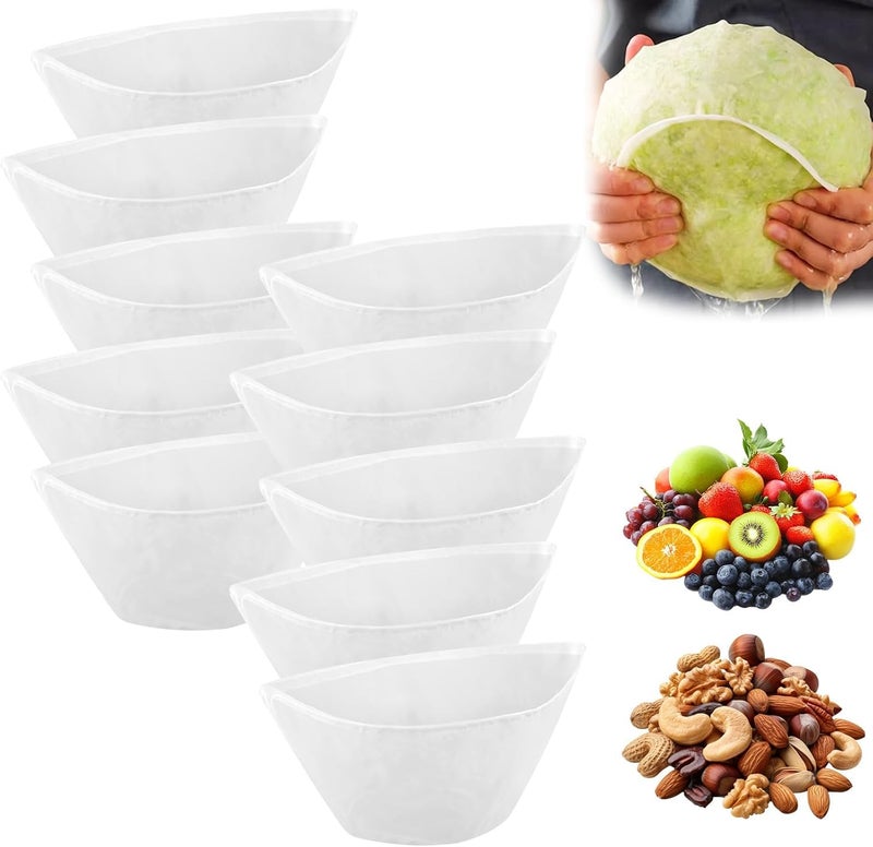 SYOSI Reusable Cheesecloth Bags for Straining,Large Capacity Nylon Food Filter Bags for Nut Milk, Juice, Oat Milk, Vegetable Juice, Fine Mesh Multi-Purpose Squeeze Bags, 10 Pcs - Image 1