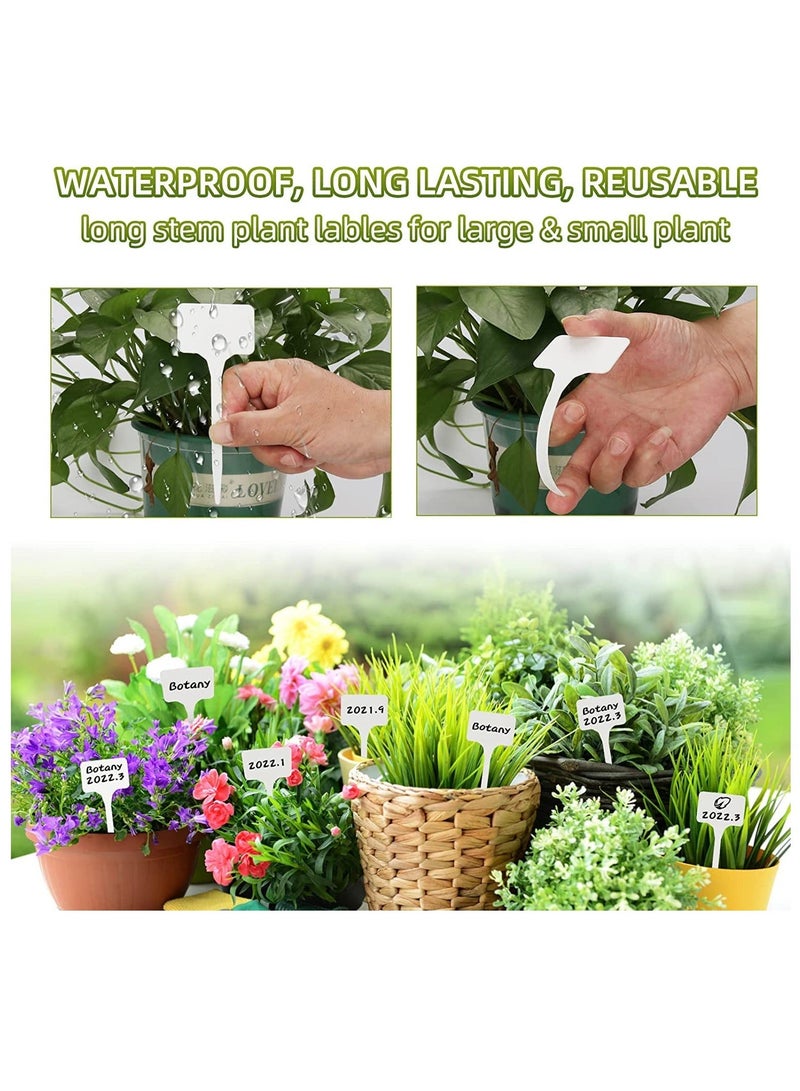 Y&D SYOSI 14pcs Seed Dispenser Set, Adjustable Garden Hand Planter Seeder Tool with 5 Dial Settings, T-Type Plastic Plant Labels Tags - Image 5