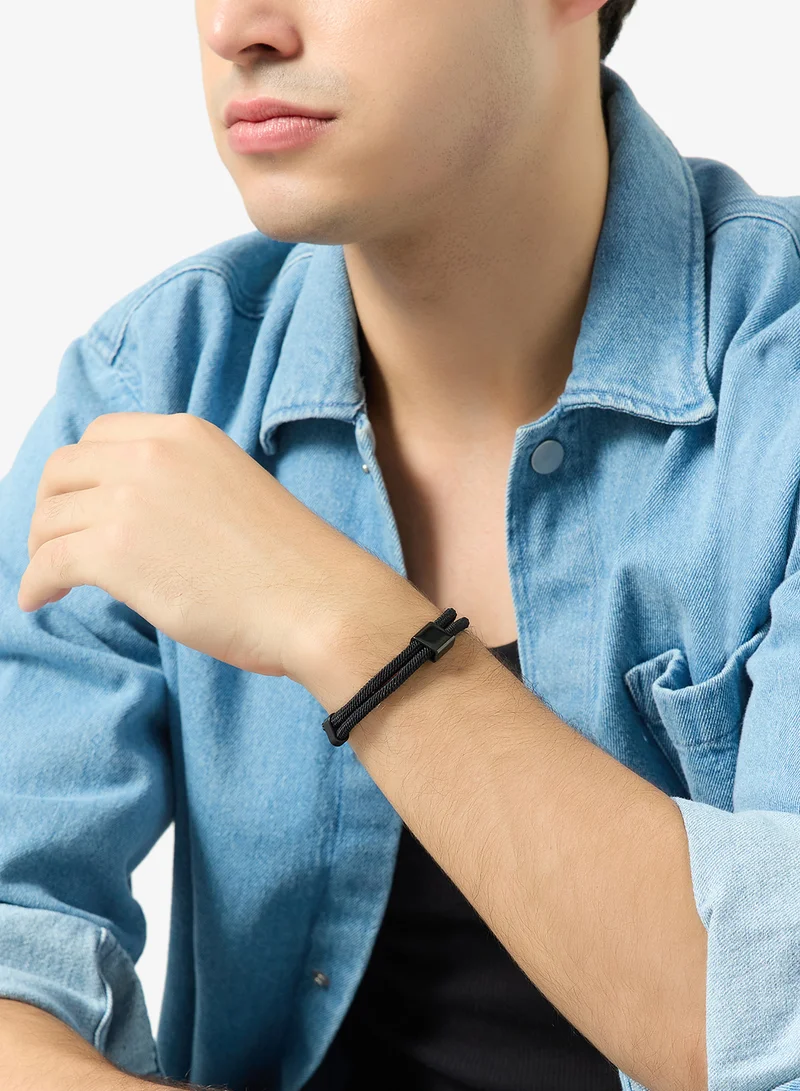 Seventy Five  Braided Rope Bracelet With Tree Of Life Charm for Men | Best Price UAE