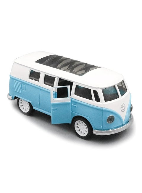 Vintage Simulation of  classic Volkswagen VW Bus Metal Mini Bus – Old Heritage Design Collectible for Home Decor & Fun Display, Unisex Gift Idea