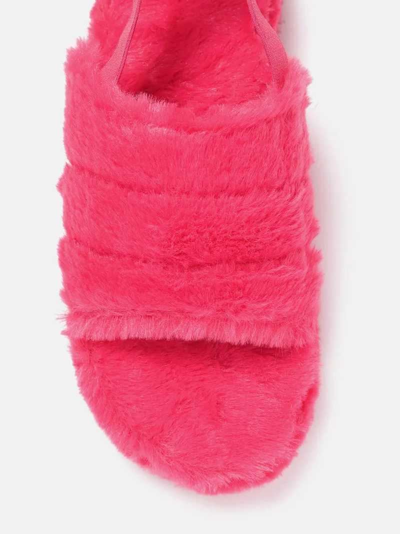 Zoriworld Pink DREAM Pink Slip-on Style Slippers for Women 1.75 Inch Flatform for Women | Best Price UAE
