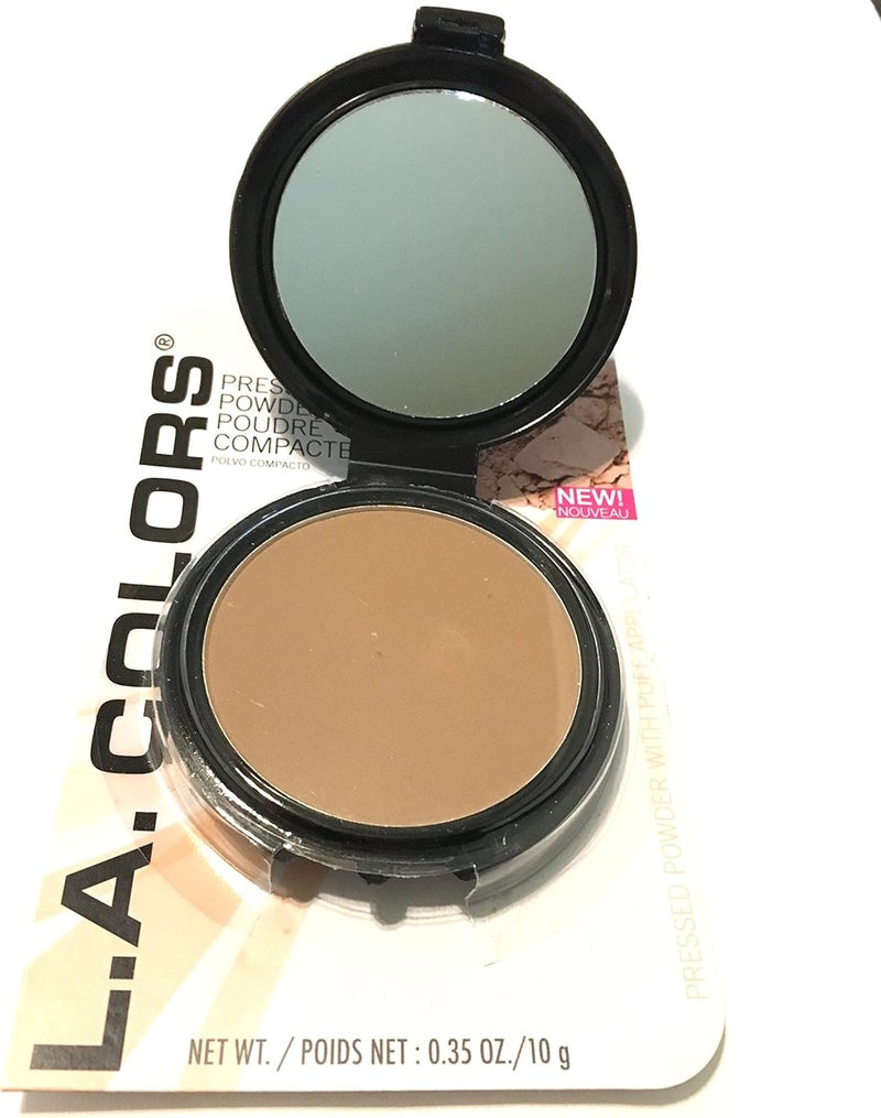 L.A. COLORS Pressed Powder with Applicator, BPP322 TAN, 0.35 Oz - Image 1