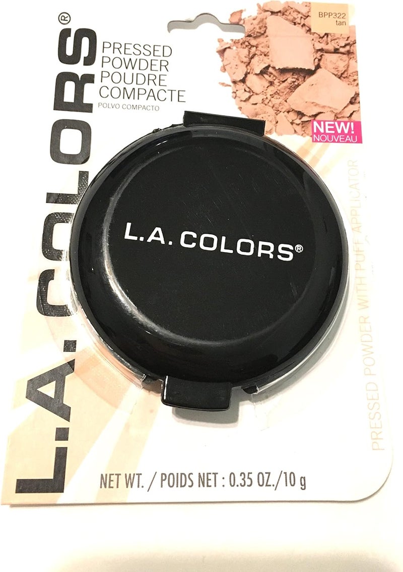 L.A. COLORS Pressed Powder with Applicator, BPP322 TAN, 0.35 Oz - Image 2