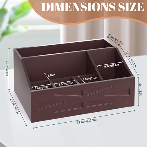 BELO VALE Large Mail Organizer Countertop,Farmhouse Desk and Kitchen Countertop Storage, Letter Sorter, Desk Mail Organizer and Bill Organizer, Desktop File and Paper Holder - Image 2