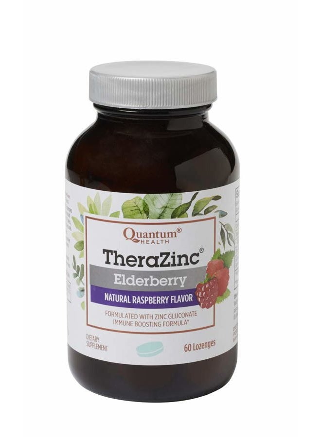 Quantum Health TheraZinc Elderberry Lozenges, Made with Zinc Gluconate for Immune Support, 60 Count - Image 3