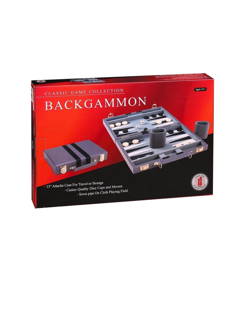 John N. Hansen 15" Backgammon Attache - Image 2