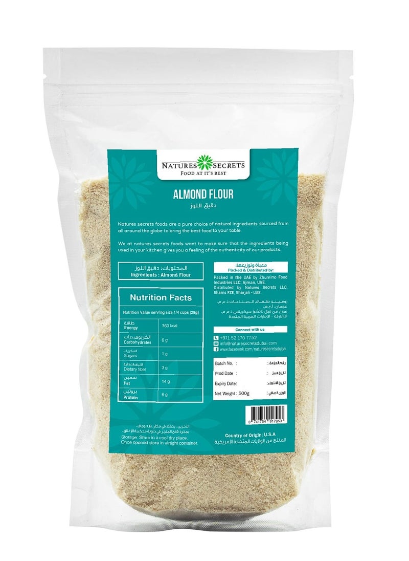 NATURES SECRETS - NATURES SECRETS Almond Flour 500 gms - Image 1