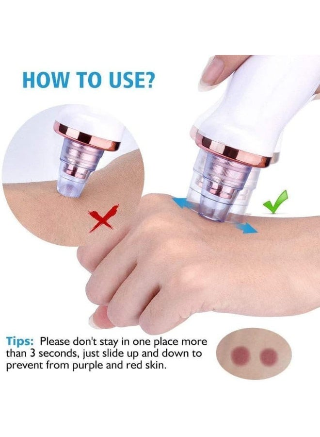 Multifunctional blackhead removal and cleaning device with 6 heads and USB charging - Image 3